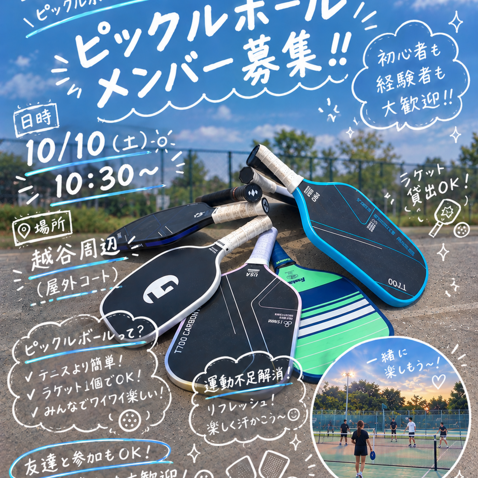 ピックルボールやっちゃお？✨😳