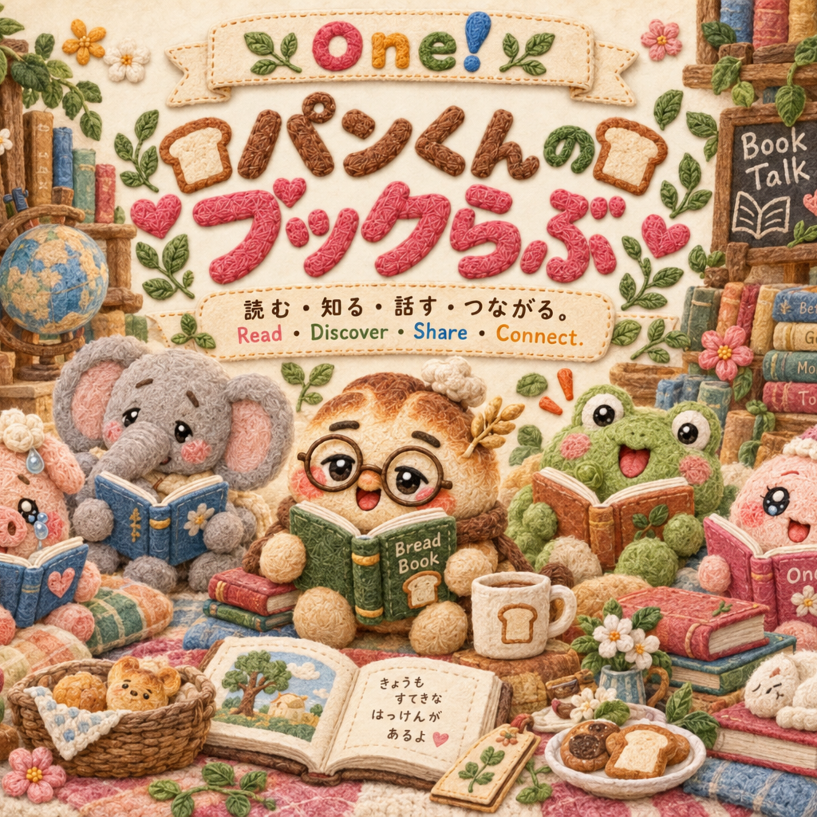 🍞𝟛パンくんのブックらぶ🍞𝟛
