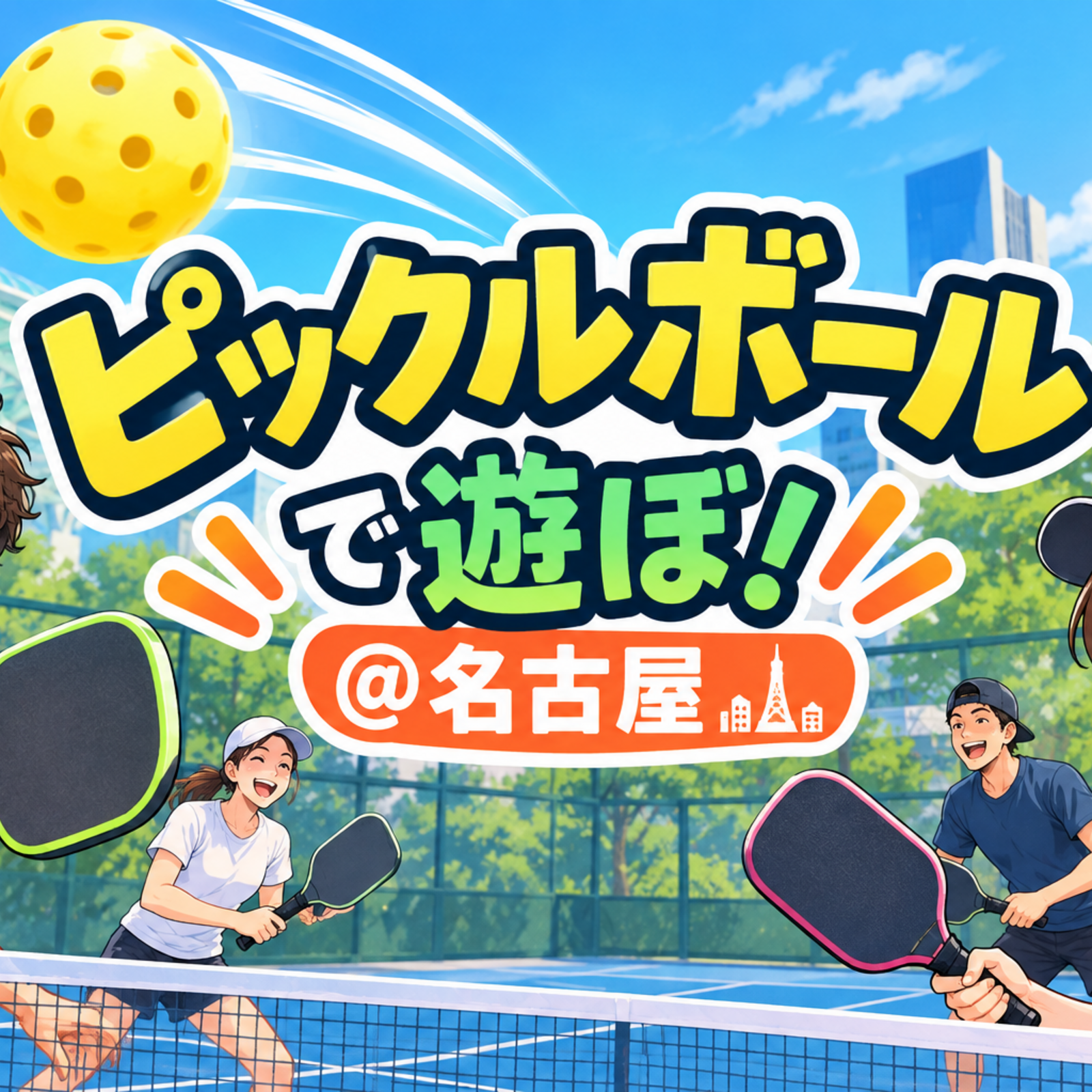 ピックルボールで遊ぼ！@名古屋