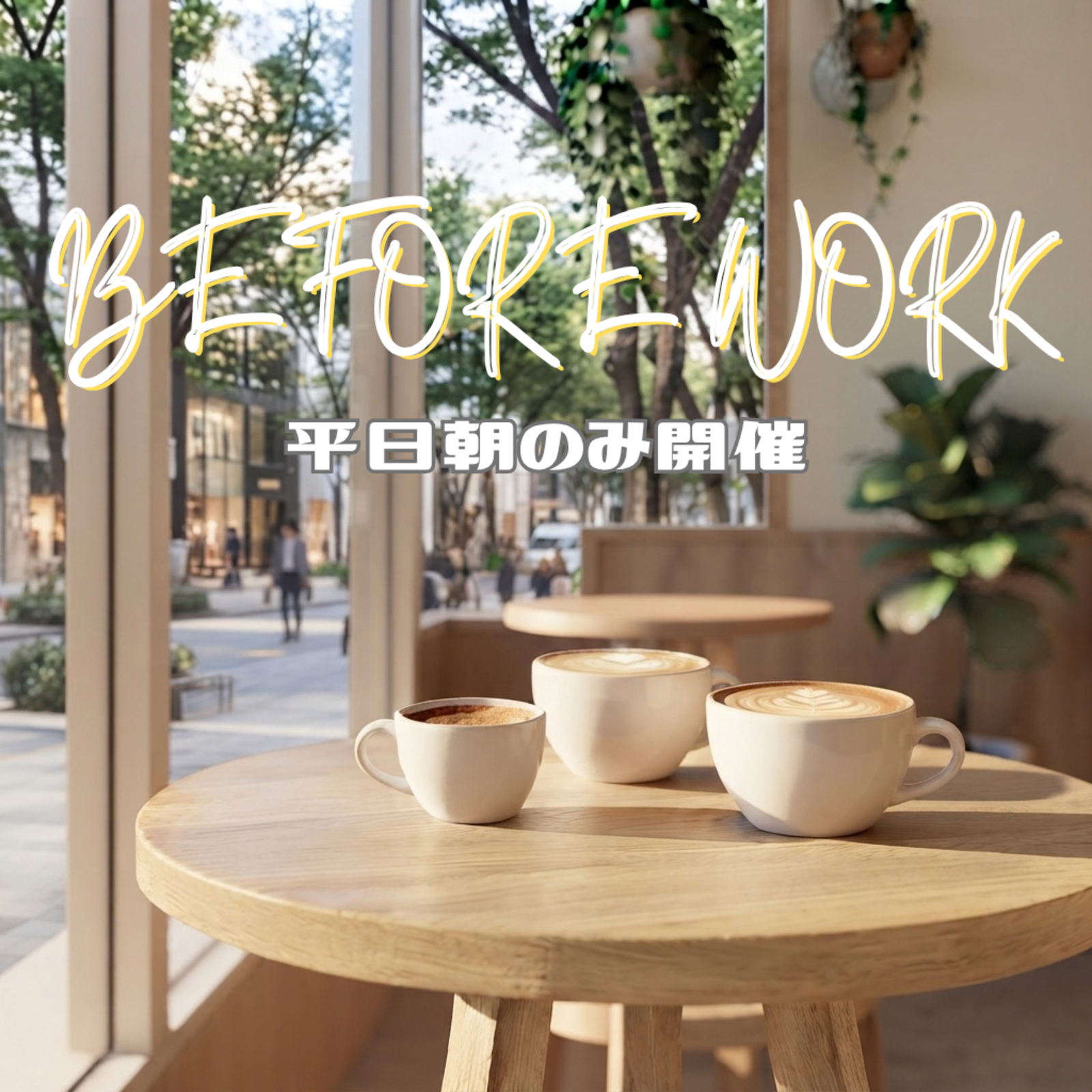 BEFORE WORK | 平日朝のみ開催