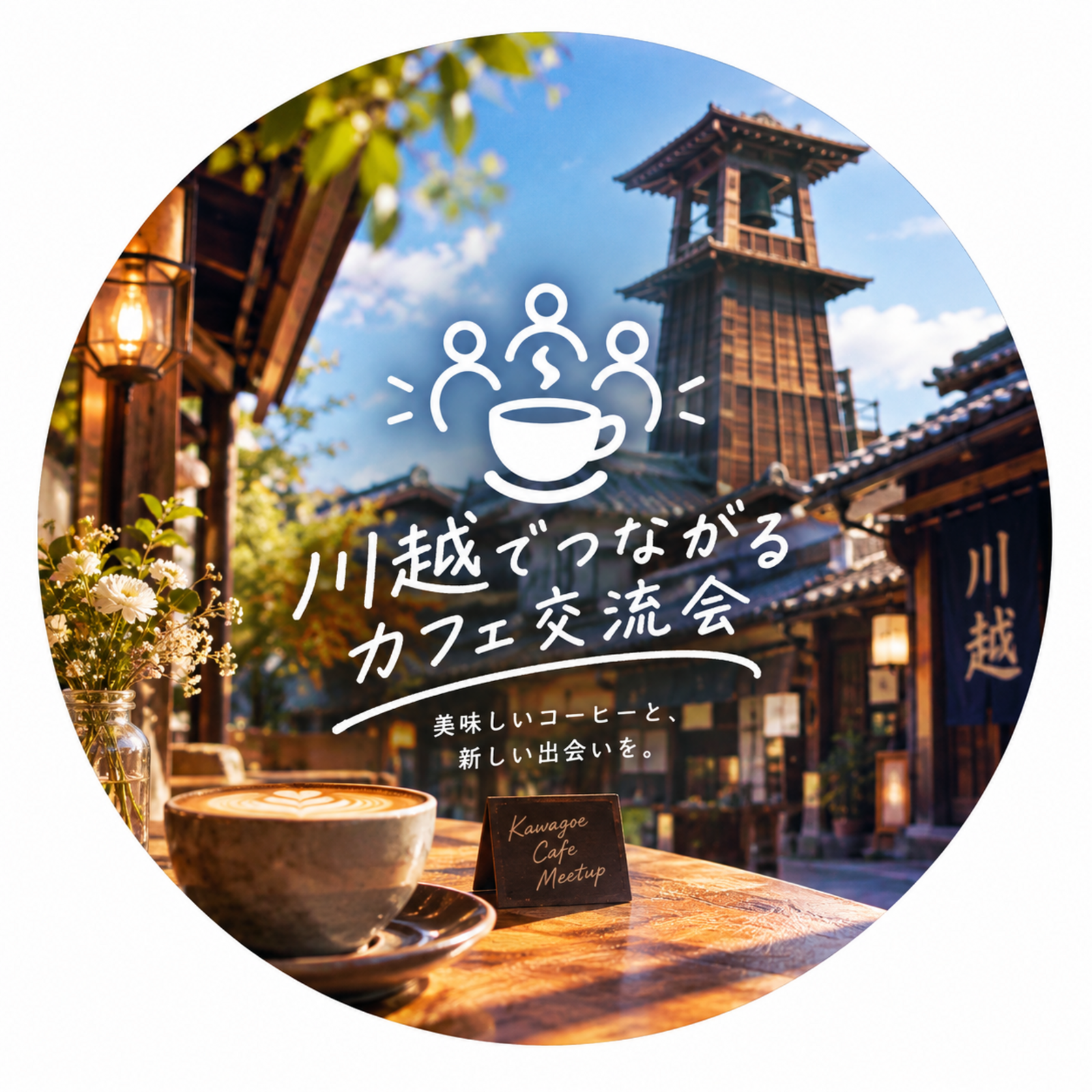 川越 日曜お昼のカフェ交流会