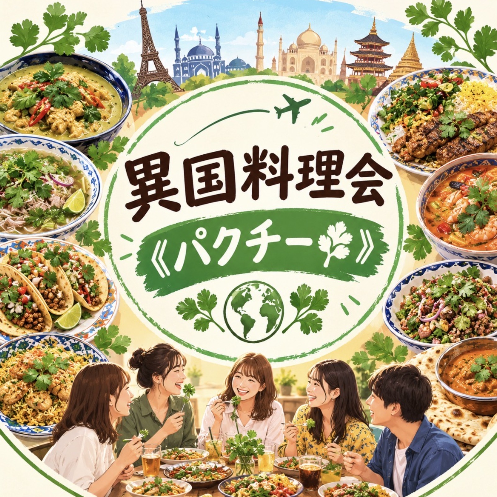 異国料理会《パクチー🌿》