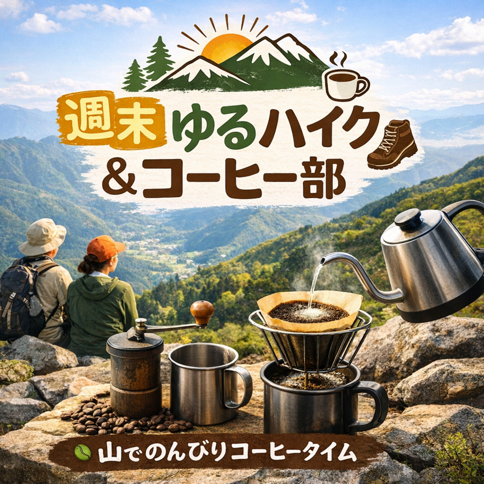 週末ゆるハイク⛰️＆コーヒー部☕️