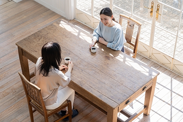 カフェでお話し会