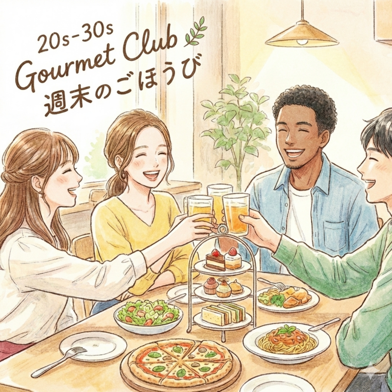 【20-30代限定】週末のごほうびグルメ会 🌿