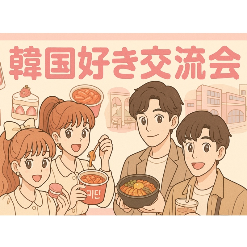 around40・50限定　ゆるゆる過ぎる韓国好き交流会＆韓国語勉強会