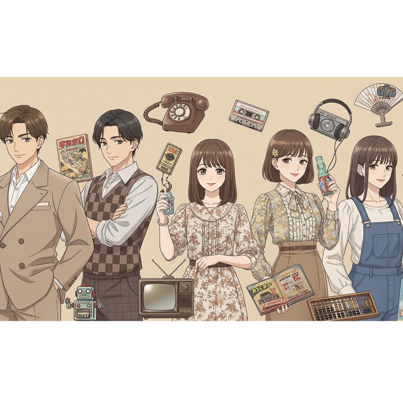 「昭和50年生まれ界隈中心」　昭和好きヲタクさんもしくは繊細さん（HSP）向け♪世代ギャップ０% コミ力低めな方も大歓迎♪