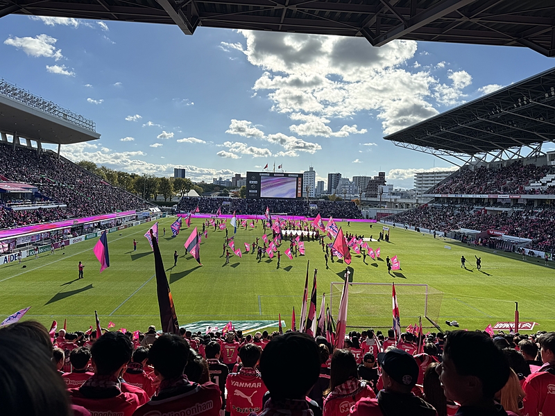 関西サッカー観戦⚽️🌸