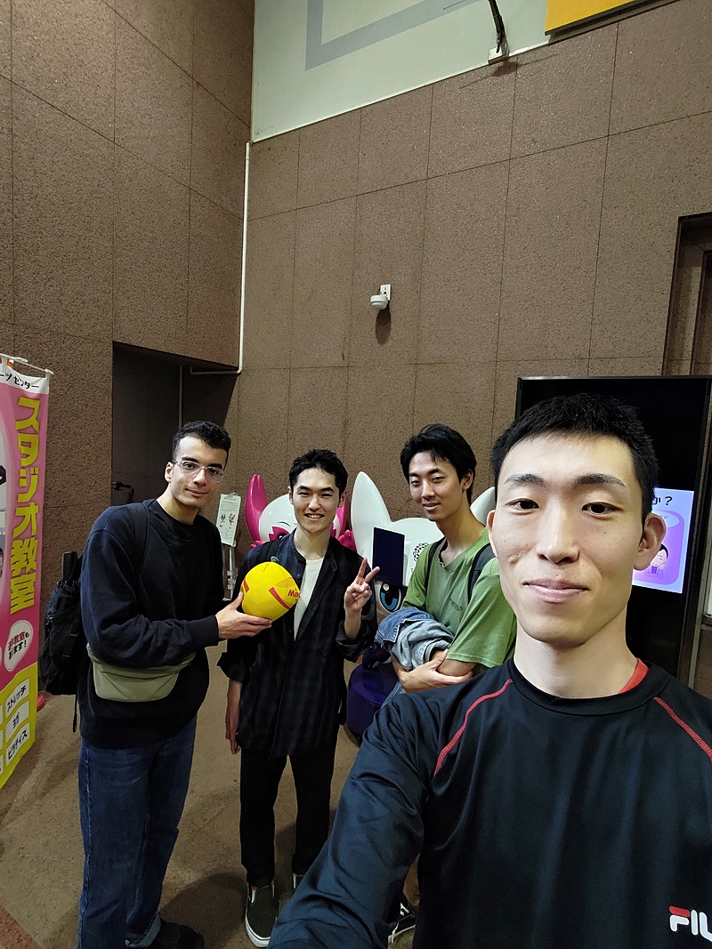 平日昼間、硬＋ソフトバレーボール🏐