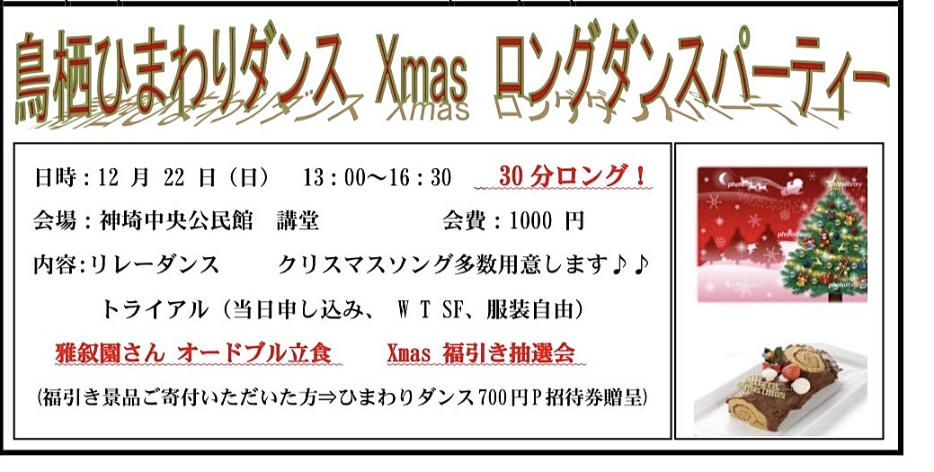 クリスマス社交ダンスパーティー