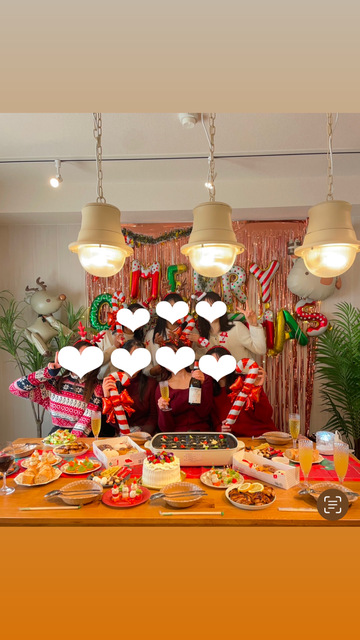 レンタルルームでクリスマス女子会🤶