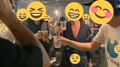 【🍺吉祥寺テラスBBQ🍖】残暑を吹き飛ばす!24名で大盛り上がり🔥