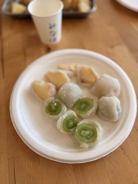 2026.8.29🍑🍇フルーツクリーム大福作り