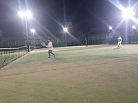 7/16三木山ナイターテニス会　初級、中級の2面2時間