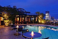 真夏気分を味わいにプールテラスカフェへ行こう🐠🐠