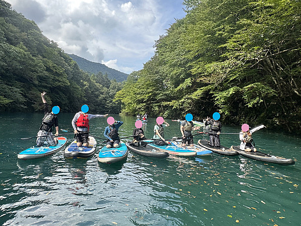 【20~30代限定！】ブルーウォーターが特徴の群馬県の四万湖でSAP体験を楽しむイベント