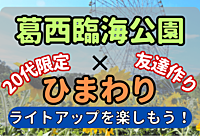 ライトアップされたひまわりを見に行こう！！＠葛西臨海公園【20代限定/友達作り】
