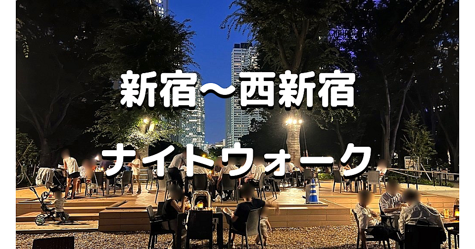 解説付き！街道、玉川上水、浄水場などみんなが知らない西新宿の歴史と開発を楽しむお散歩です！都庁展望室の夜景観賞も行きます♪