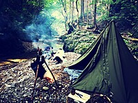 【ブッシュクラフト】秘境でワイルドなキャンプ⑳