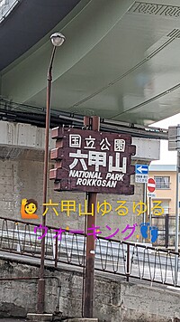 ケーブルに乗って六甲山をハイキング