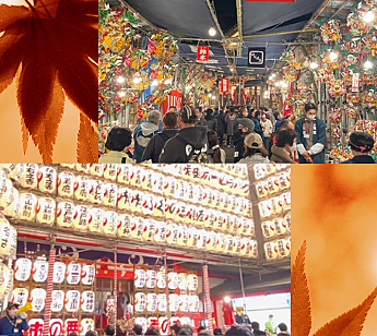 桜木町スタート　初開催お散歩オフ会 縁起の酉の市祭　神社御朱印パワースポット巡り　露天も多数