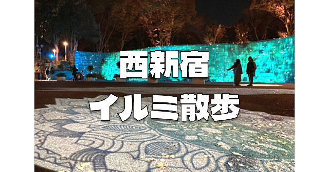 【写真目的OK】西新宿と新宿中央公園の紅葉＆ライトアップ巡り♪