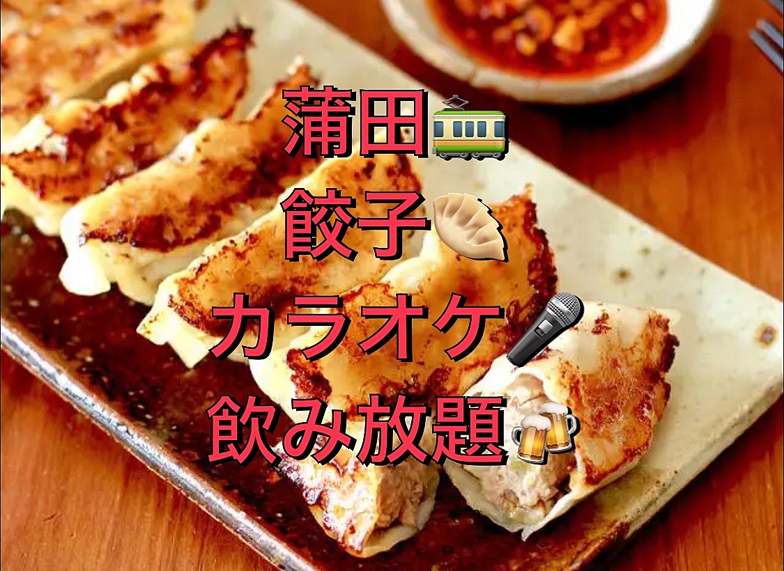 【14時飲み🍺 ×餃子🥟×カラオケ🎤】楽しく歌って美味しく食べよう！餃子カラオケ会✨