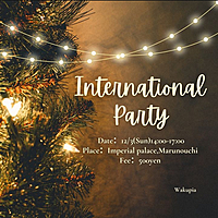 国際交流パーティー⭐️丸の内クリスマスイルミネーションを見に行こう🎄