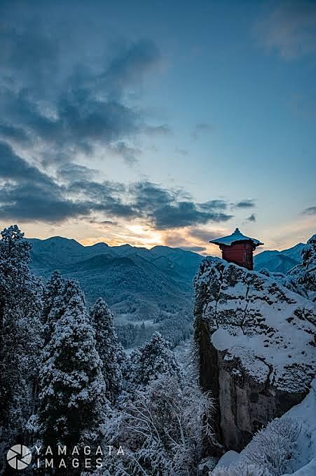 【山形旅行！】山寺で雪景色を楽しもう！