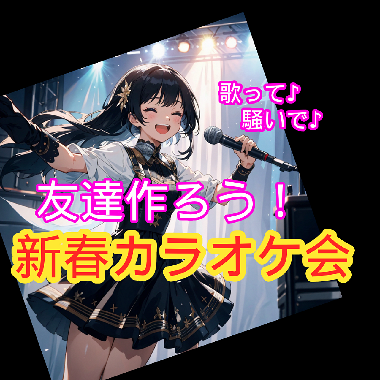 【新宿歌舞伎町】カラオケで友達作り！盛り上がろう！初対面で楽しく騒ぐ新年会🎤✨