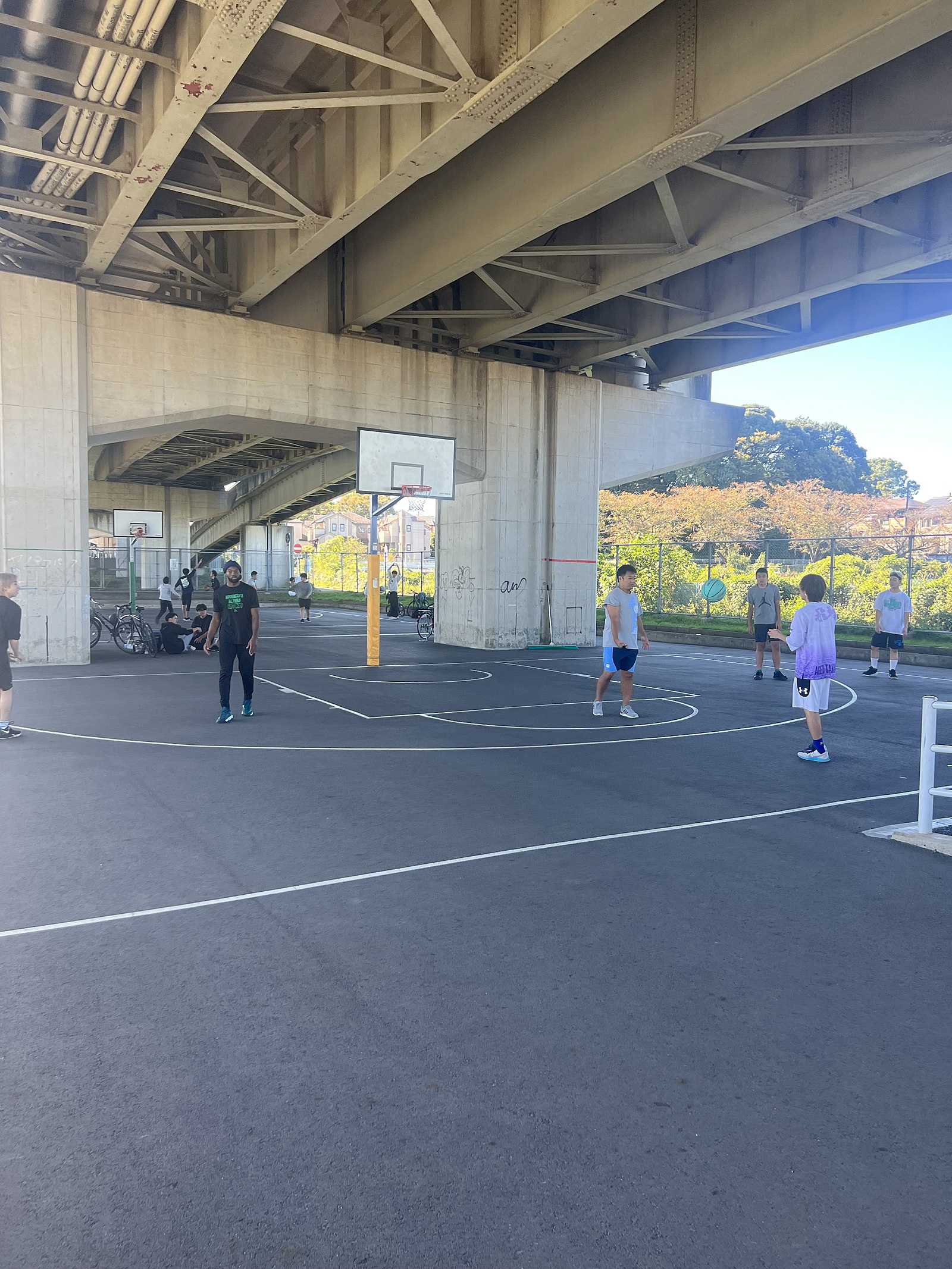 バスケイベント‼️ 新見沼大橋スポーツ広場