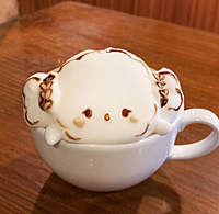 【ラスト1】【かわいい🥰】自分の好きなキャラクターや推しのラテアートが頼めるカフェ行こう🎶
