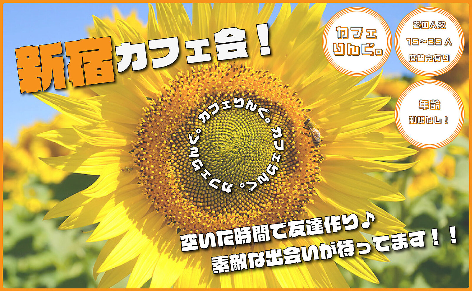 ✨平均参加人数10名以上✨《新宿》東南口から徒歩２分！ ゆったりカフェ会☕️初めましての方は参加費無料✨平日毎日開催！13:30〜、15:00〜、16:30〜【領収書発行可】