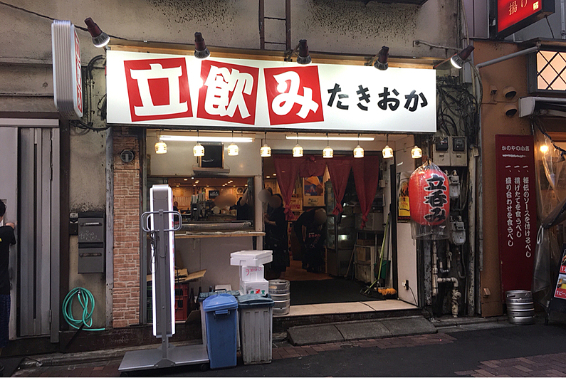 【40代・50代以上】上野で人気の立ち飲み「たきおか」に朝から行ってみよう