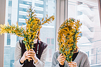 春がきた、室内お花見ポトレ会🌸