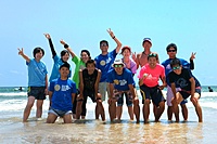 🏖️ビーチバレーを満喫！海と砂浜で楽しみましょう✨