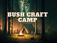 秘境の森でギターとキャンプファイア【ブッシュクラフト】23