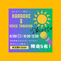 楽しくカラオケ🎤＆ボイトレ(男女👫OK)