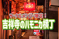 7/3 【吉祥寺】昭和の雰囲気漂うディープな街！ハモニカ横丁で飲もう！！
