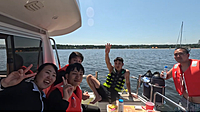 【船でウェイクボート＆バナナボート】海遊びと海水浴の特別な一日🌊🚤