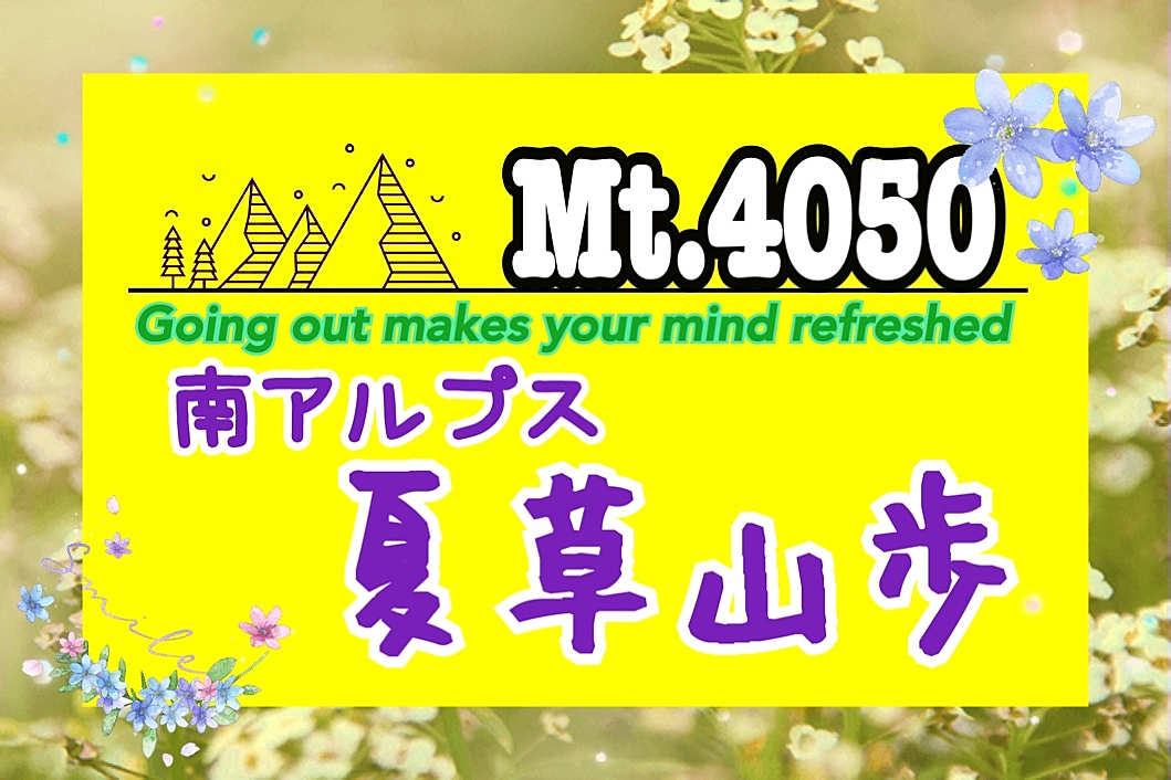 🌼夏の南アルプス入笠山湿原トレッキング🚗🎵