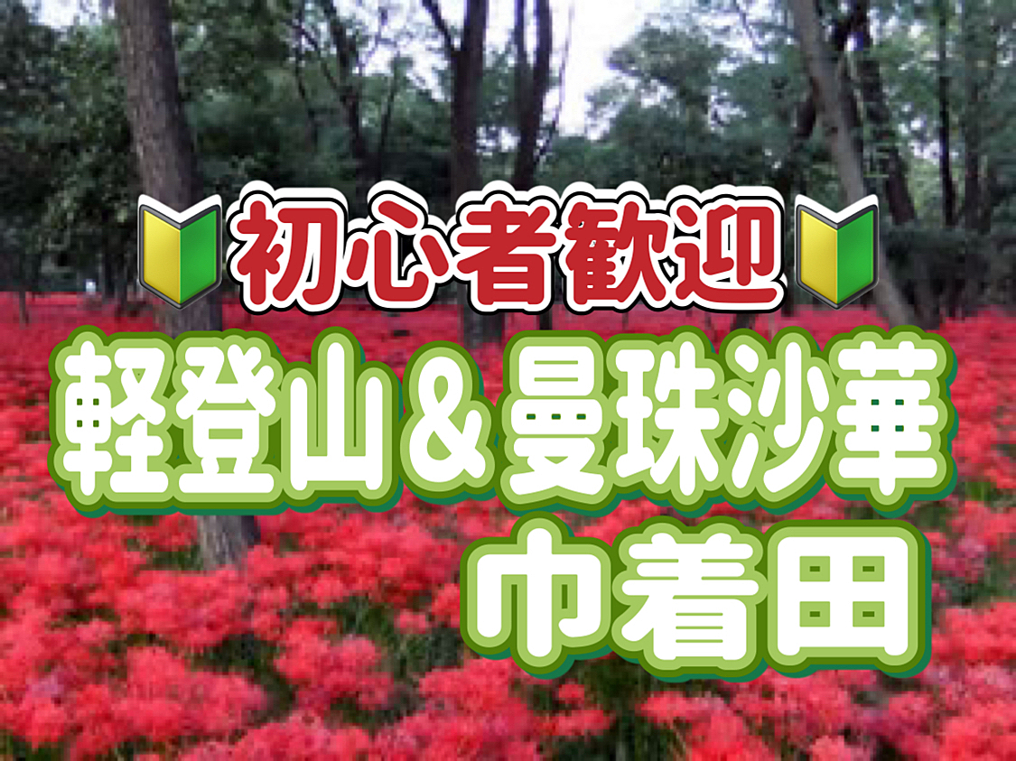 9/23【ゆる登山/英会話コース有】巾着田に曼殊沙華を見に行こう！