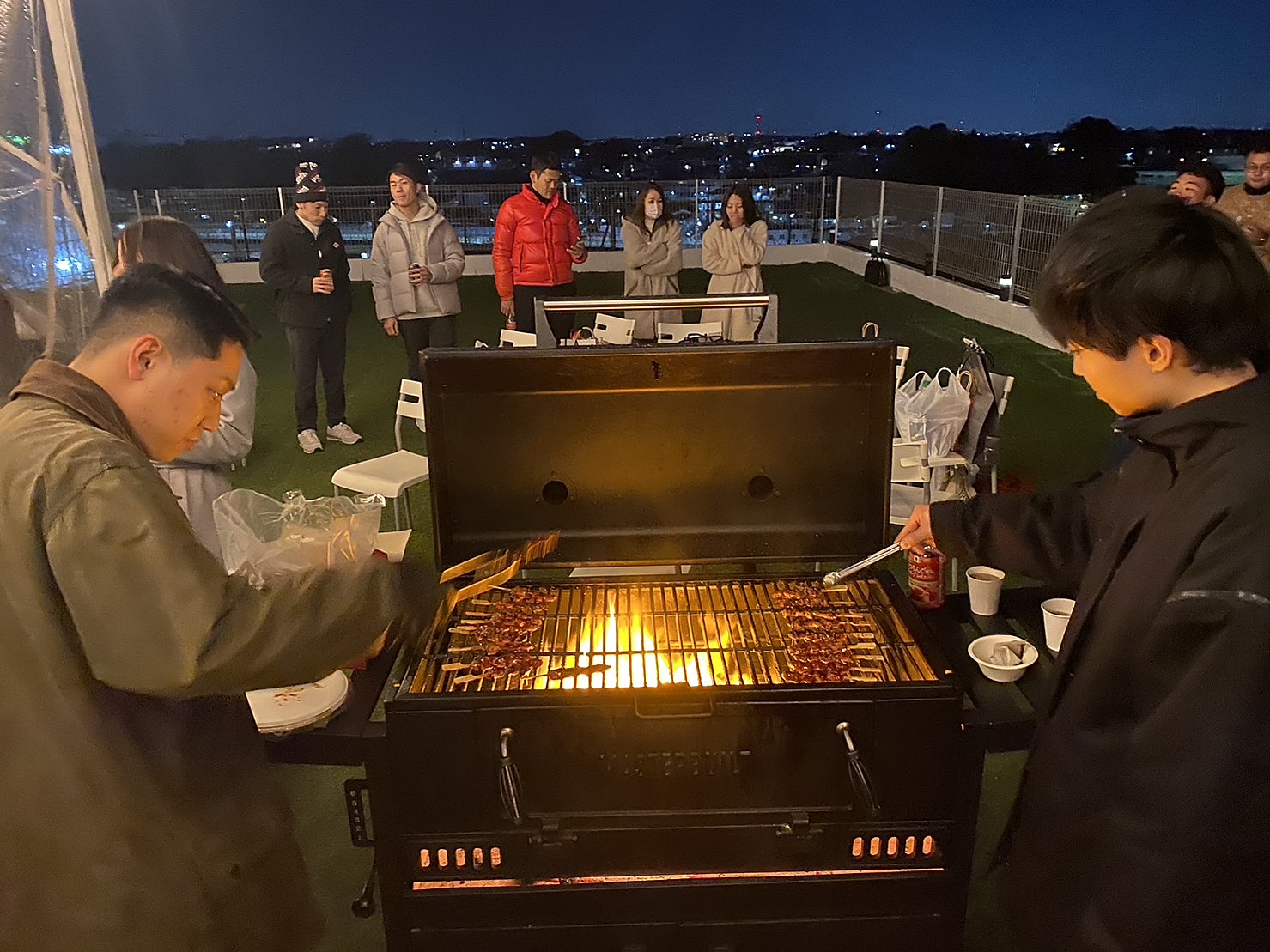 横浜BBQ会&牛丼ハンバーガー会