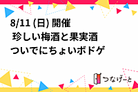 🍶8/11 (日) 開催 🍶珍しい梅酒と果実酒　ついでにちょいボドゲ