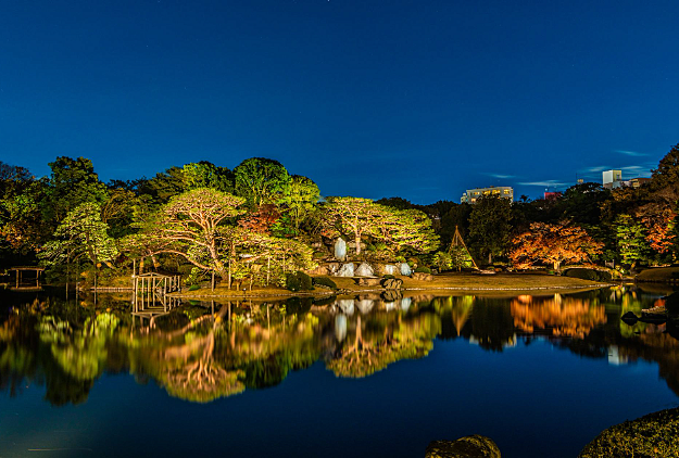 【秋の紅葉巡り】六義園の夜間特別開園で紅葉のライトアップ＆小石川植物園で昼間の紅葉を楽しもう♪