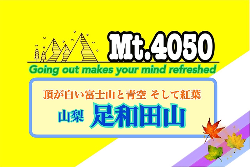 らくらく登山で絶景の富士山を眺められる足和田山紅葉ハイキング🚗