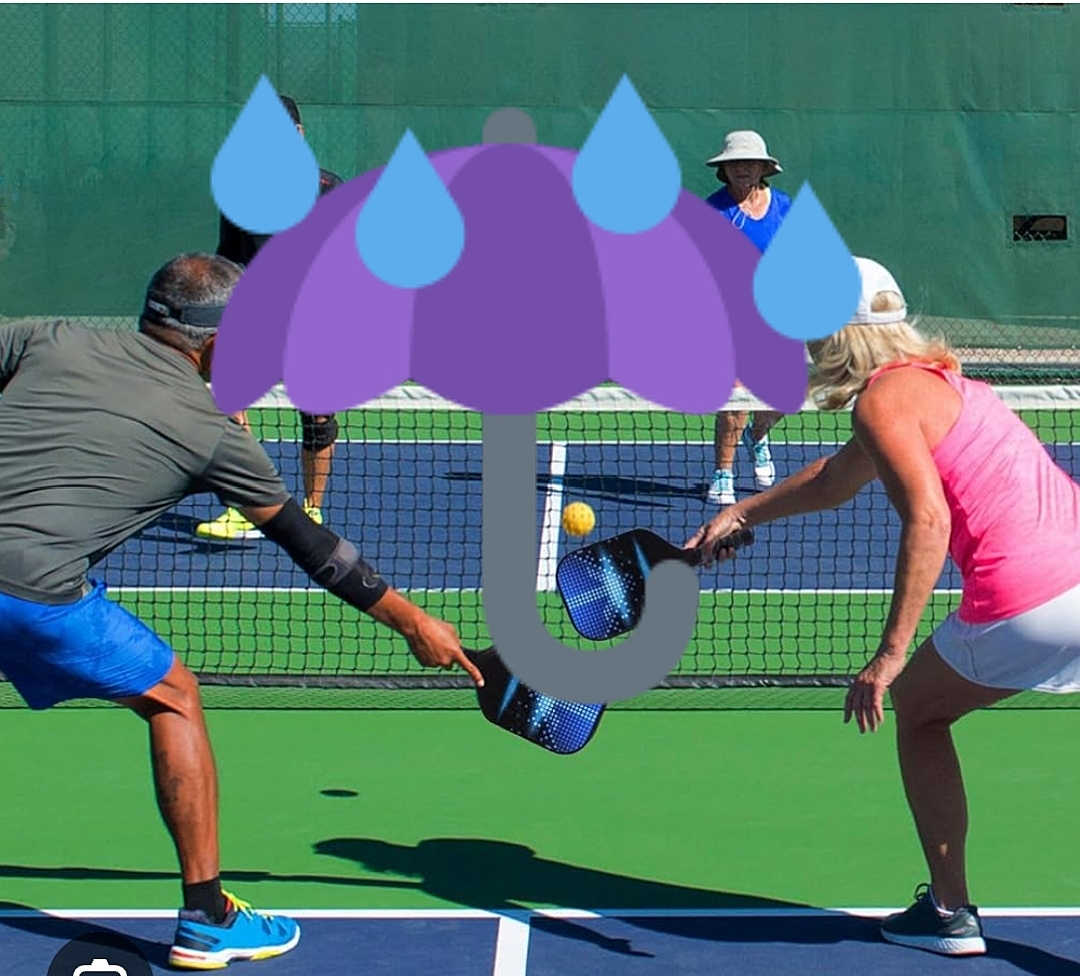 リベンジ！だったのにまたもや雨天中止☔️ピックルボール🎾