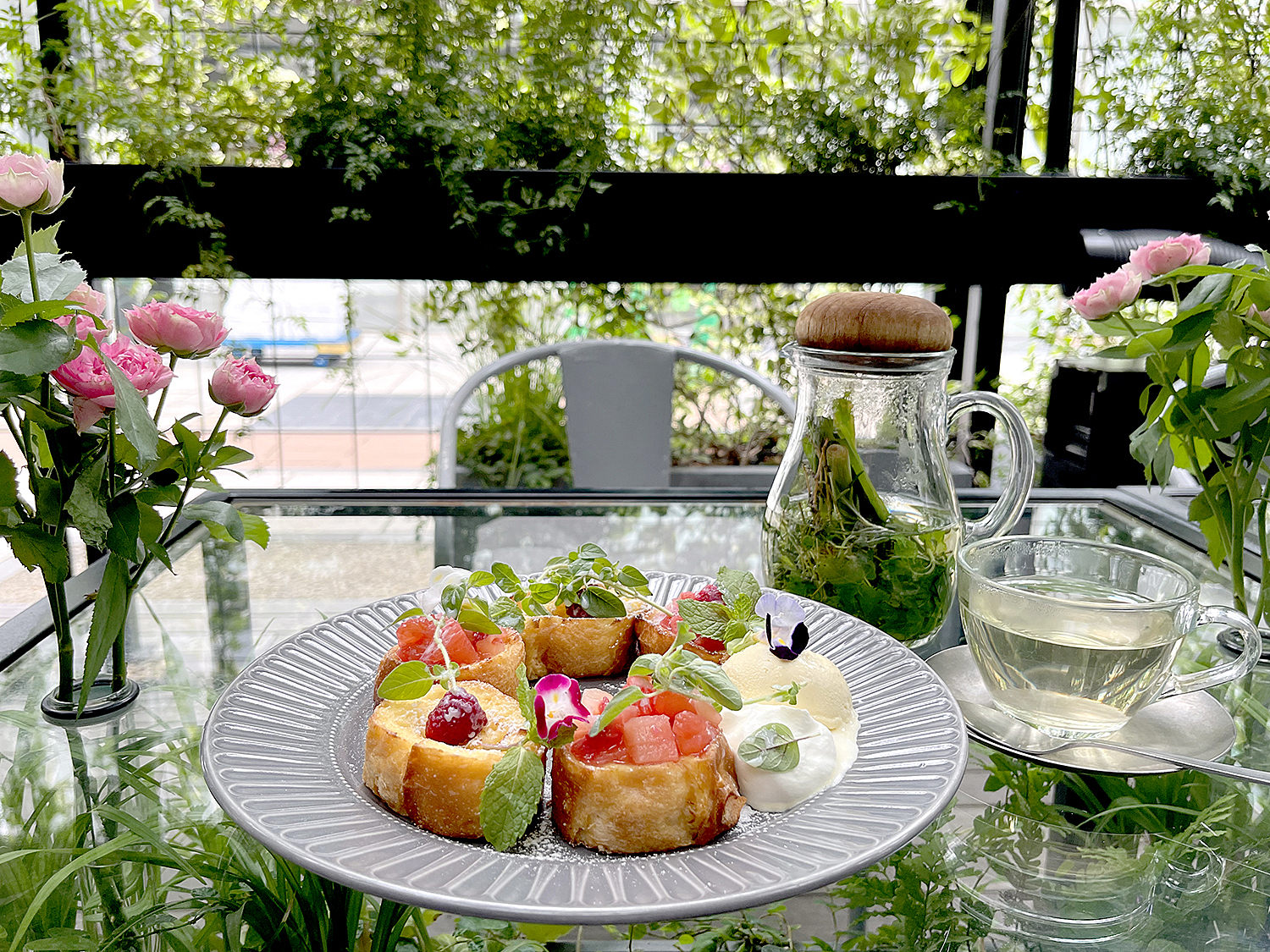 【女性限定】花と緑あふれるティーハウスで女子会しましょ🌺🪷🌷