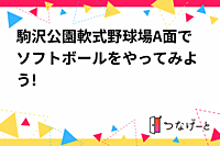 駒沢公園軟式野球場A面でソフトボールをやってみよう!