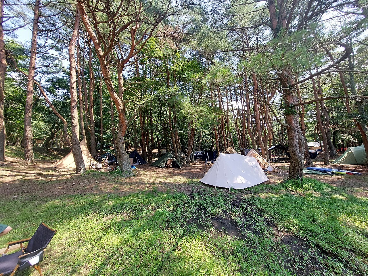 キャンプ　山梨東部（大月方面）